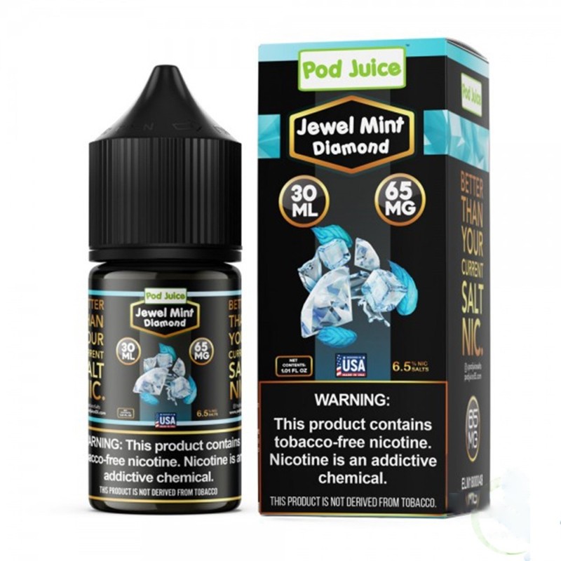 Pod Juice Bold Salt Series Jewel Mint Diamond E Juice Ml Vapesourcing