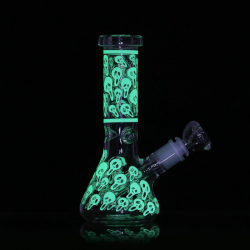 Glass Bong Heavy Nightshiny Tube GB-007