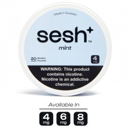 Sesh+ Mint Nicotine Pouches (20 Pouches/Can)