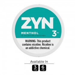 ZYN Menthol Nicotine Pouches (15 pouches/can)