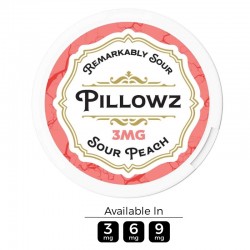 Pillowz TFN Sour Peach Nicotine Pouches (20 Pouches/Can)