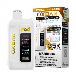 Jewel Tobacco OXBAR X Pod Juice Nic Switch 35K Disposable Vape