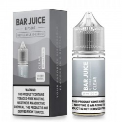 Bar Juice BJ15000 Salts Clear E-juice 30ml