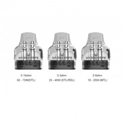 Vandy Vape Gemini Replacement Pod Cartridge (2pcs/pack)