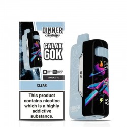 Clear Dinner Lady Galax 60K Disposable Vape