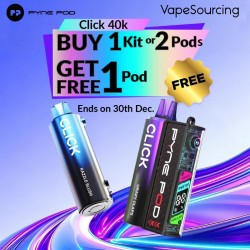 Pyne Pod Click 40K Disposable Vape Starter Kit