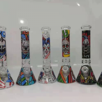 Glass Bong Clown Water Pipe GB-050