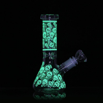 Glass Bong Heavy Nightshiny Tube GB-007