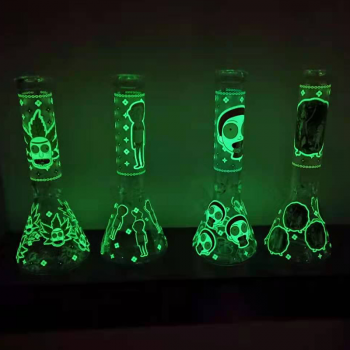 Glass Bong Nightshiny Water Pipe GB-056