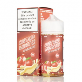 Jam Monster Strawberry Custard E-liquid 100ml