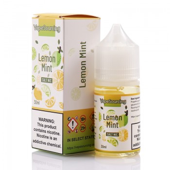 Vapesourcing Salt Series Lemon Mint E-juice 30ml