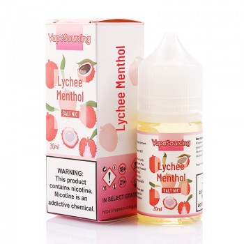 Vapesourcing Salt Series Lychee Menthol E-juice 30ml