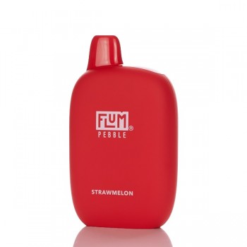 Flum Pebble 6000 Disposable Vape Salt Nic - User Friendly-Strawmelon-1pc/pack-5%