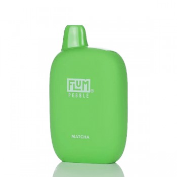 Flum Pebble 6000 Disposable Vape Salt Nic - User Friendly-Matcha-1pc/pack-5%