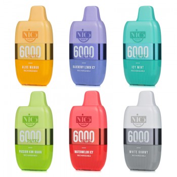 Nic5 Vapor BOX Disposable Vape Kit 6000 Puffs 10ml