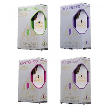 The Standard by Black Market Live Resin HHC Disposable Vape Kit 1G