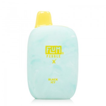 Black Icy Flum Pebble X 6000 Puffs Disposable Vape