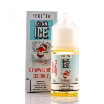 Fruitia Extra Ice Strawberry Coconut Nicotine Salt E-juice 30ml