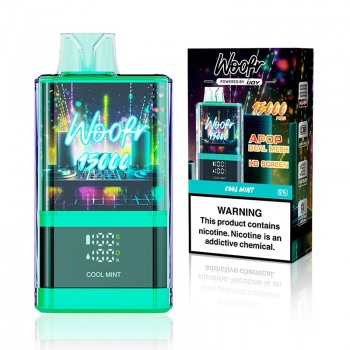 Cool Mint Woofr Disposable Vape 15000 Puffs