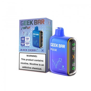 Black Cherry Geek Bar Pulse 15000 Disposable Vape Kit