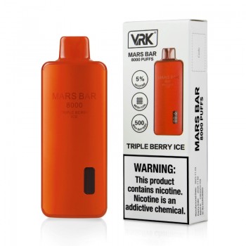 VRK Mars Bar 8000 Rechargeable Disposable Vape 50mg Nicotine 18ml