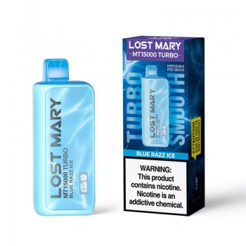 Blue Razz Ice Lost Mary MT15000 Turbo Disposable Vape Kit