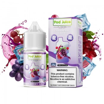 Pod Juice PJ5000 Series Cranberry Grape E-juice 30ml