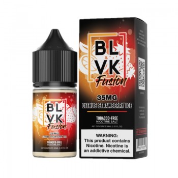 Citrus Strawberry Ice BLVK Fusion TFN Salt E-juice 30ml