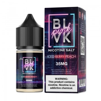 Strawberry Peach Ice (Iced Berry Peach) BLVK Pink E-juice 30ml