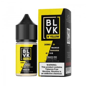 Mango Banana Ice BLVK N' Yellow TFN Salt E-juice 30ml