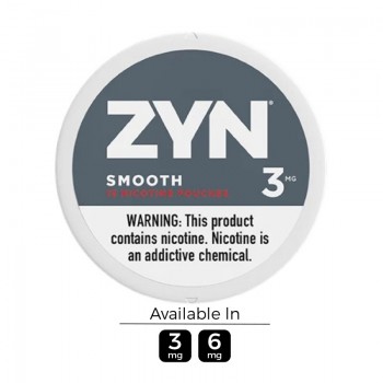 ZYN Smooth Nicotine Pouches (15 pouches/can)
