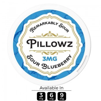 Pillowz TFN Sour Blueberry Nicotine Pouches (20 Pouches/Can)