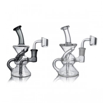 Waxmaid Hourglass Mini Recycler Dab Rig