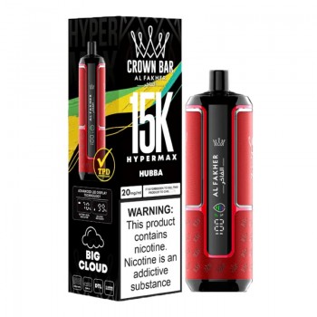 AL Fakher Crown Bar 15K Hypermax Disposable Vape 22ml