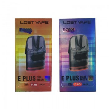 Lost Vape E-Plus Dual Mesh Replacement Pod Cartridge (3pcs/pack)