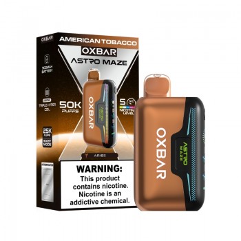American Tobacco OXBAR Astro Maze 50K 50000 Puffs Disposable Vape