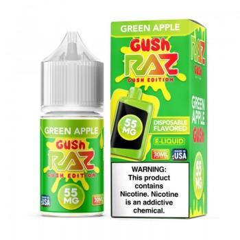 Pod Juice X Raz Gush Edition Green Apple Gush Nic Salt E-juice 30ml