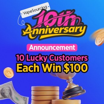 Announcing the Winners of our ‘Vapesourcing 10th Anniversary Game’