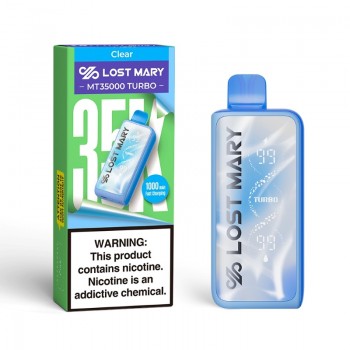 Clear Lost Mary MT35000 Turbo Disposable Vape