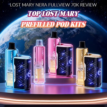 Lost Mary Nera Fullview 70K Review - Top Prefilled Pod Kits