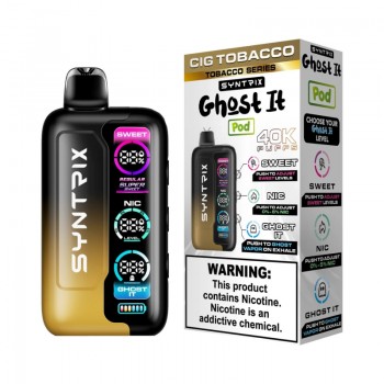 OXBAR SYNTRIX Ghost It 40K Disposable Vape 5% (40000 Puffs)