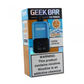 Coffee Latte Ice Geek Bar Ice Prince 50K Disposable Vape