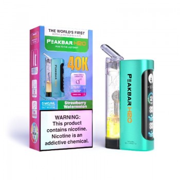 PeakBar H2O 40K Disposable Vape 20ml 0.5% (40000 Puffs)