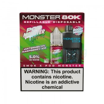 SMOK x JAM MONSTER 80K Disposable Vape 10ml 5% (80000 Puffs)