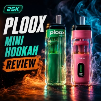 Ploox Mini Hookah 25K Review: Bubbles, Handy and Clean