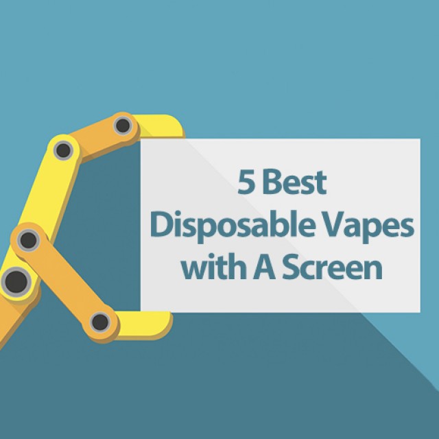 5 Best Disposable Vapes with An LED Screen