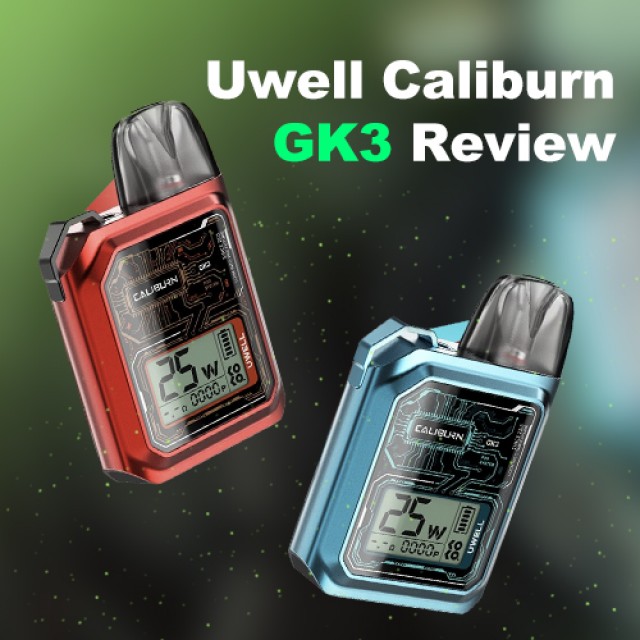 Uwell Caliburn GK3: A Futuristic Product with Some Retro Elements