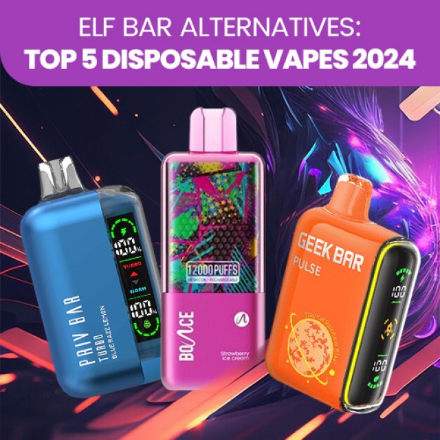 Elf Bar Alternatives: Top 5 Disposable Vapes 2024