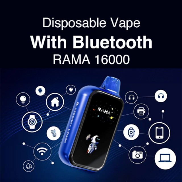RAMA 16000 Disposable Vape Review: Disposable Vape with Bluetooth