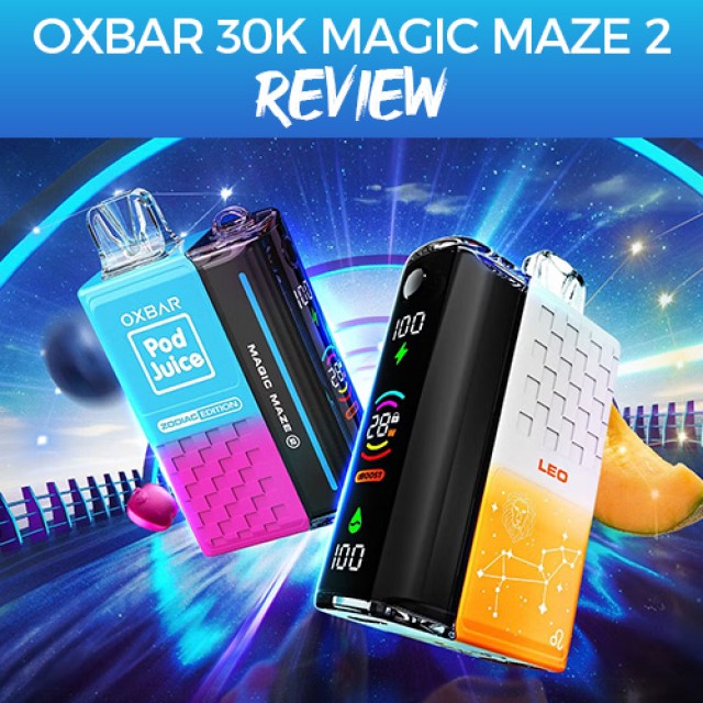 OXBAR 30K Magic Maze 2 Review: More Puffs with Better Flavors